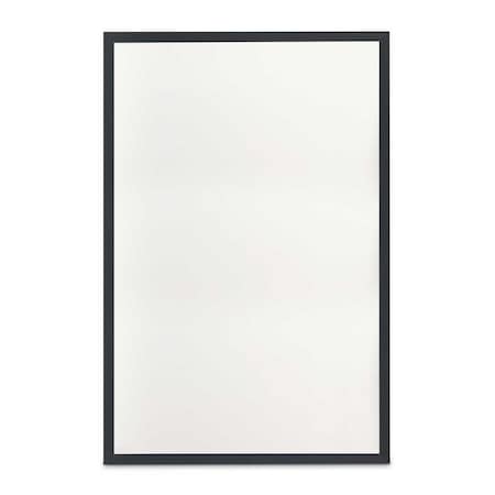 United Visual Products Drop-In Shadowbox, 18"x24", Walnut/Rubber UVSB1824-WALNUT-RUBBER